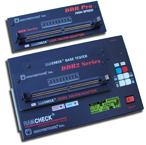 RAMCHECK
                        DDR2/DDR1 memory tester
