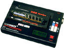 RAMCHECK memory tester for checking SDRAM, DDR, SIMM, PC150, PC133, PC100 and other memory devices.
