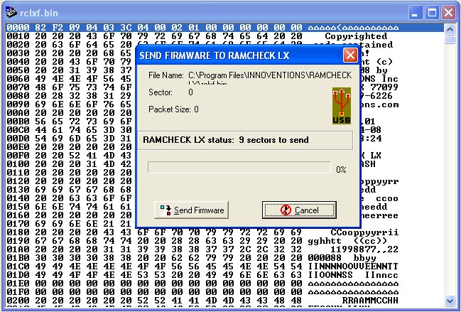 send firmware