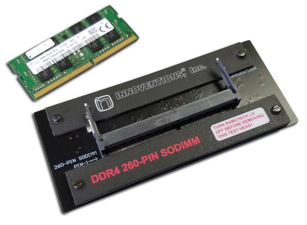DDR4 SODIMM test head