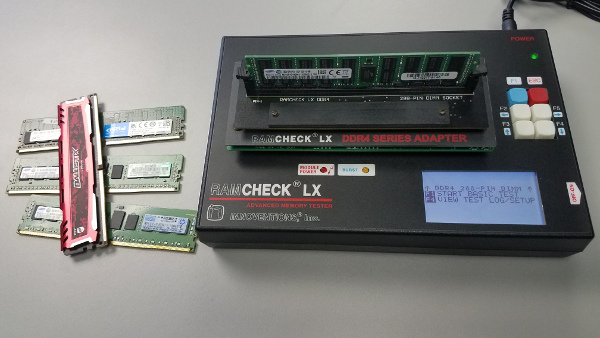 RAMCHECK LX
                        DDR4 memory tester