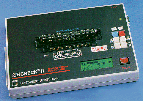 SIMCHECK II Plus memory
                tester for SDRAM, SIMM, PC133, PC100 memory modules.