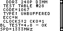 Test Log DDR3 screen 4