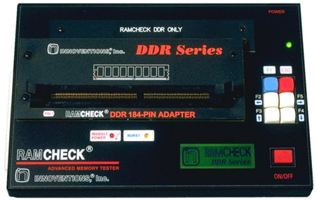 DDR memory tester RAMCHECK DDR Only