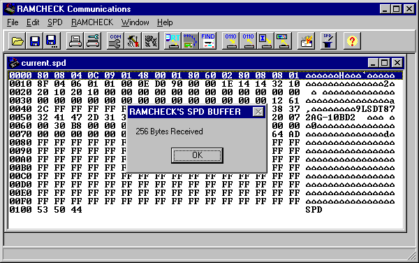 RAM CHECK SPD Manual Addendum