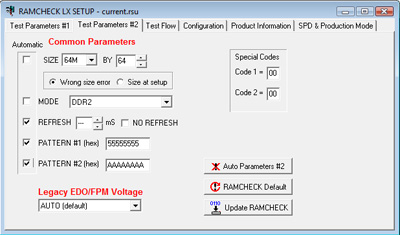 Parameters#2 Setup