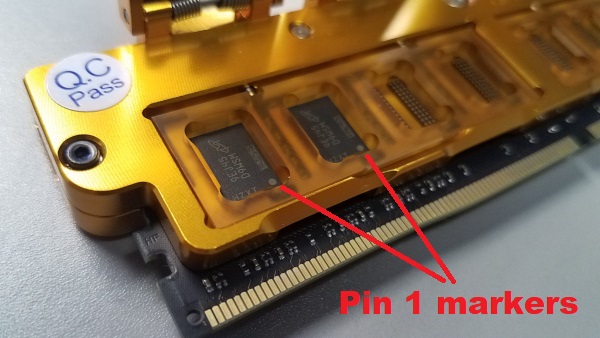 DDR4 Chip orientation