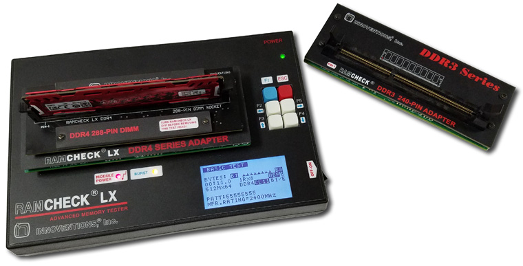 RAMCHECK LX
                        DDR4/DDR3 memory tester