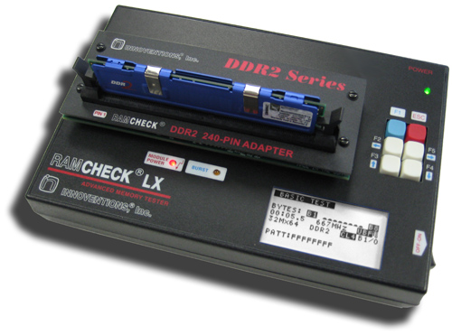 RAMCHECK LX
                        DDR2 memory tester