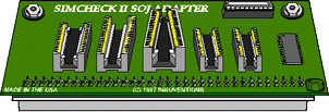 SIM II SOJ Adapter