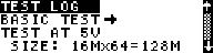 Test Log